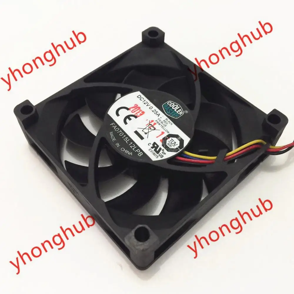 

Master FA07015L12LPB Cooling Fan DC 12V 0.25A 70x70x15mm