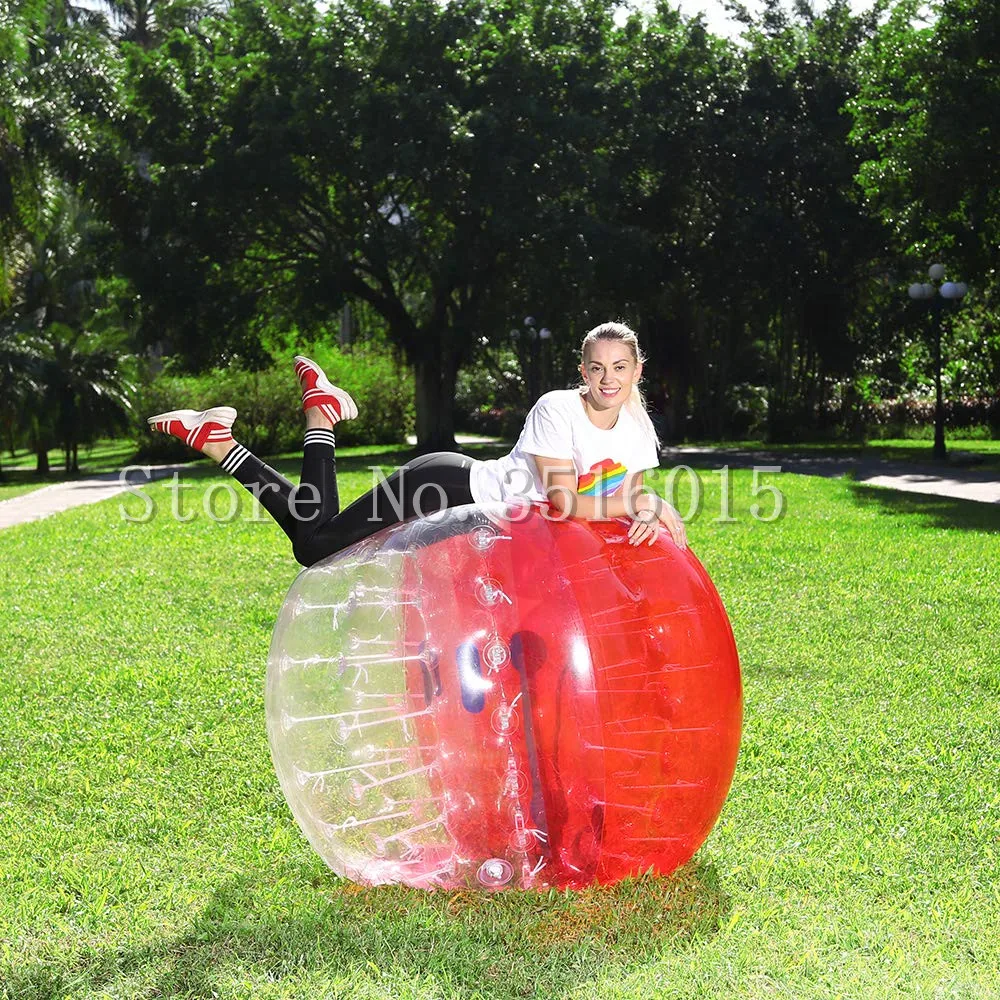 

Free Shipping 100% TPU Inflatable Bumper Ball 1.5M/5ft Diameter Bubble Soccer Ball Inflatable Bumper Football Zorb Ball