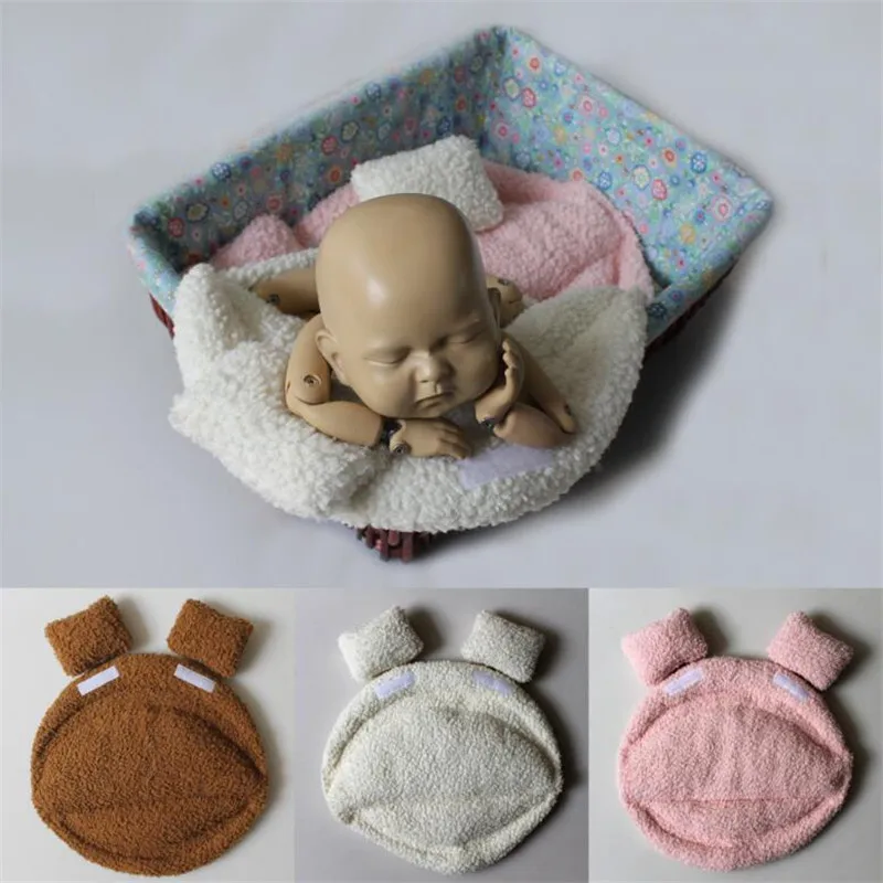 

Newborn Photography Props Accessories Bucket Basket Stuffer Filler Newborn Photoshoot Blanket Baby Posing Cusion Baby Photo Prop