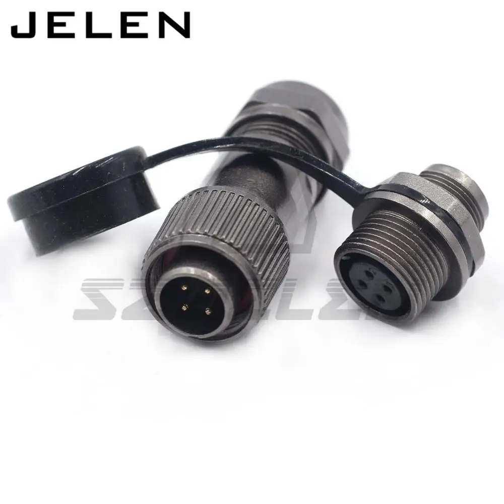 Origina WEIPU ST1210/ST1213 4pin waterproof connector IP68 4-pin thread waterproof panel mounting connector plugs and sockets