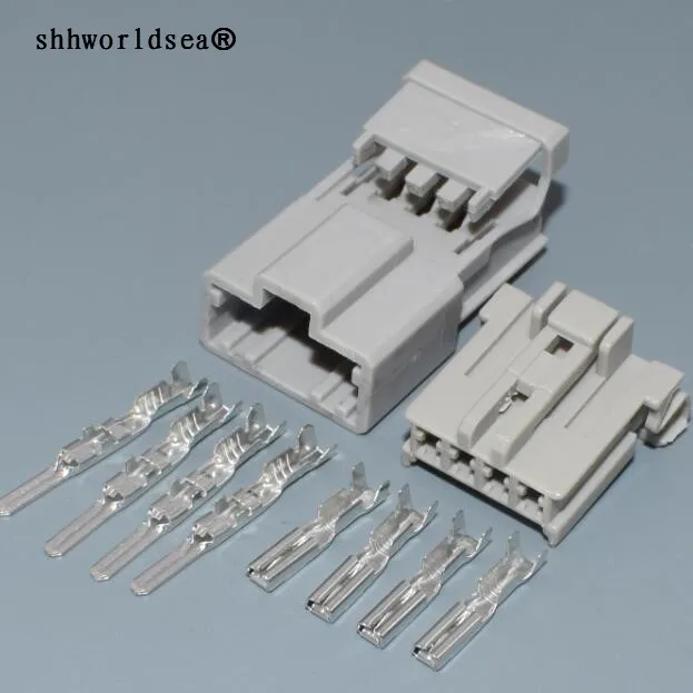 

shhworldsea 4 Pin 2.2mm 6098-0244 6098-0243 Electrical Wiring Connectors Female And Male Automotive Connector