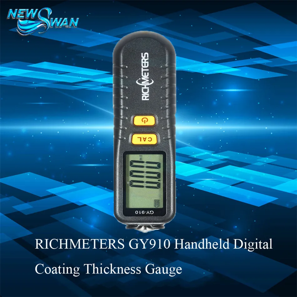 Handheld feeler gauge Digital paint Coating Thickness Gauge Tester diagnostic-tool Fe/NFe Coatings LCD Display