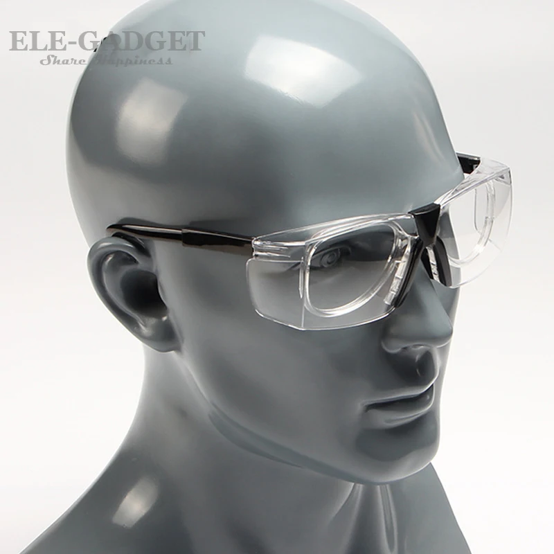 Work Safety Goggles Anti-Splash Wind Dust Proof Protective Glasses Optical Lens Frame For Research Cycling Eyes Protector