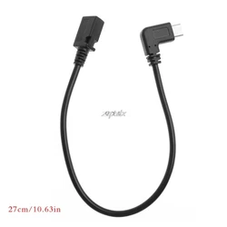 USB 3.1 Type C 90 Degree Right Angle Male To Micro USB 2.0 Type B Straight Female Converter Adapter Cable Extension Cord