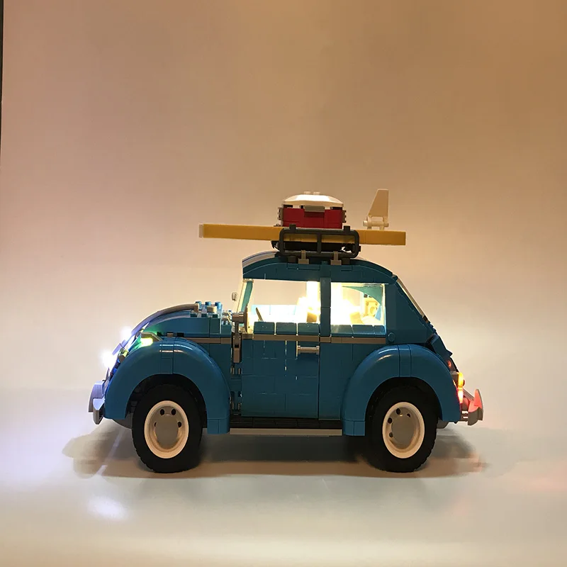 Led Light Set For Lego technic 10252 City Car Beetle Model Compatible 21003 Blocks Toys technic Car Beetle Lighting Set