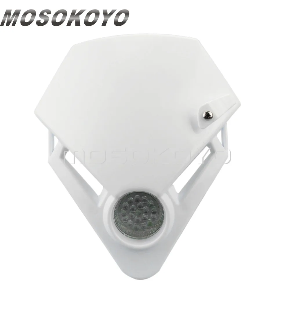 Motocross Mini Headlight LED Dirt Bike Supermoto Head Light Fairing for Gas Gas TXT Pro EXC 250 280 Yamaha Kawasaki Suzuki Honda