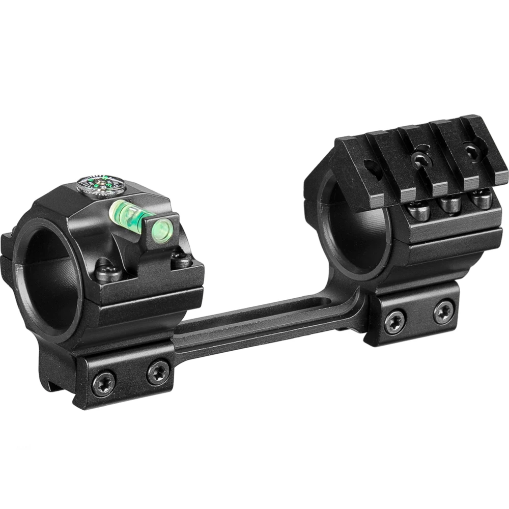 25.4mm/30mm Double Rings Bubble Level Dovetail Riflescops Siamese Mount 11mm Rail Mounts With Compass Picatinny Rail Top