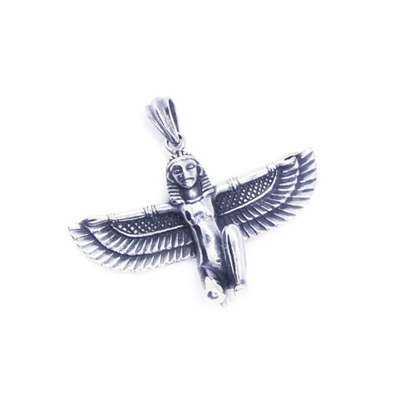 

Flying Man Pendant 316L Stainless Steel Band Party Pharaoh Necklace