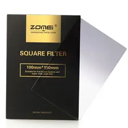 ZOMEI 150*100MM Square filter Graduated Neutral Density ND2 ND4 ND8 ND16 for Cokin Z and Lee 100mm filter holder