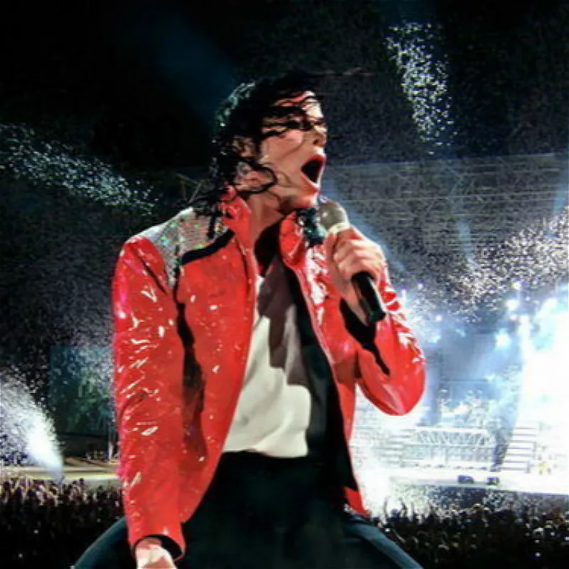 

Classic Red Zipper Michael Jackson MJ Beat It Casual Tailor Made America Fashion Style Jacket Outwear Imitation