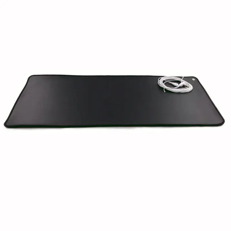 

Grounded Black Desk Mat 68*26cm with 5 meter earthing cord for good health HOT sale Desk pad kit EMF protection