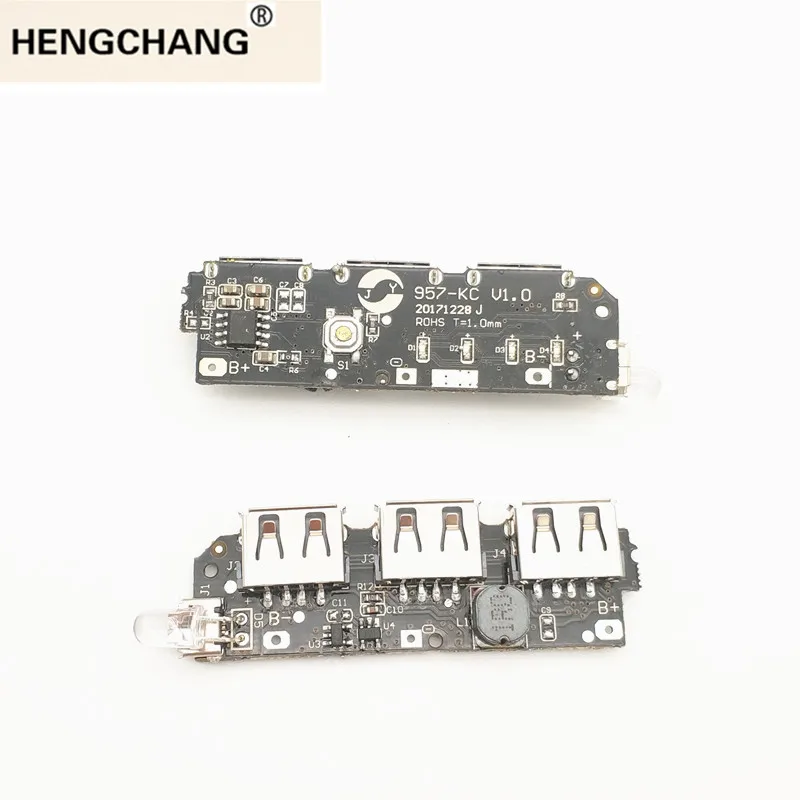 3 Usb 電源銀行 pcb の li イオン電池モジュール回路基板ブースト DIY 5v2. 1a 充電器ドロップシップ