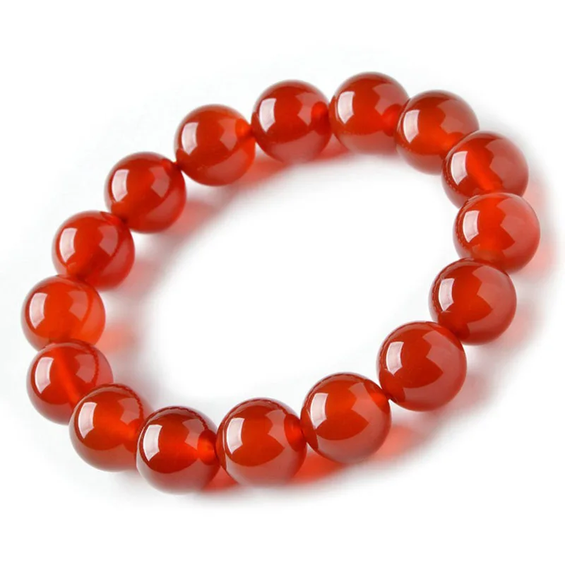 4-20mm Natural Women Bracelets AAA Red Agates Bracelet Natural Stone Beads Female Jewelry Bracelet Women Girl Gift