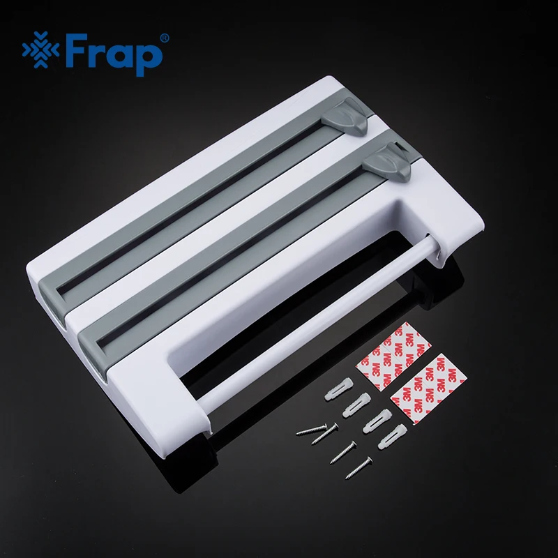 Frap Kitchen Racks Refrigerator Cling Film Storage Rack Wrap Cutter Wall Hanging Paper Towel Holder Kitchen Organizer Y14018/-1