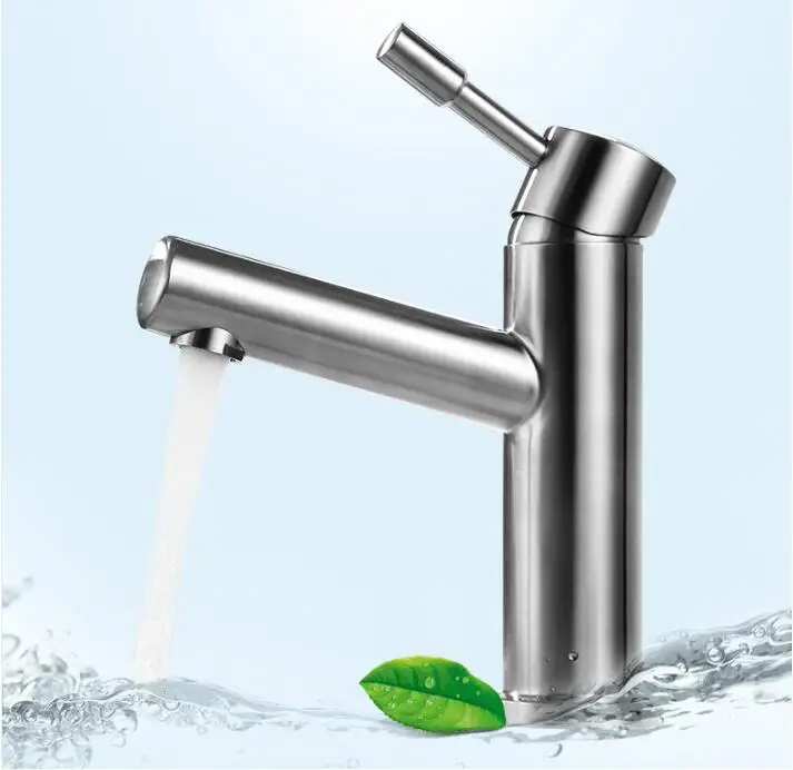 super high quality 304 Stainless Steel Hot and Cold no lead safe hygienism basin sink faucet with German technology