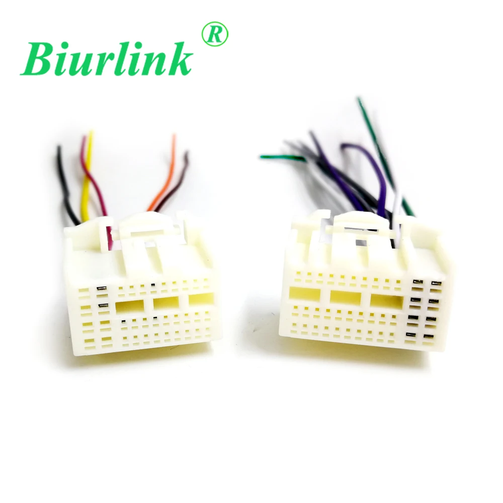 Biurlink Car CD Power Harness Wire Cable for Hyundai K2 K3 K4 K5 IX35 IX45