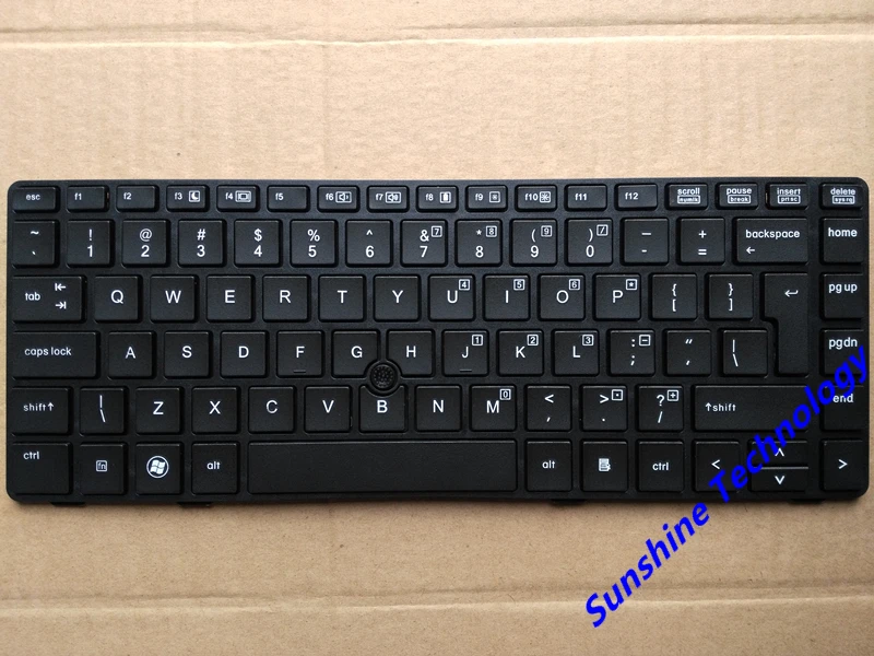 Teclado de ordenador portátil para HP 6460B, 8460P, 8460, 8460W, 6460P, 8470P, 8470B, color negro, nuevo diseño del Reino Unido