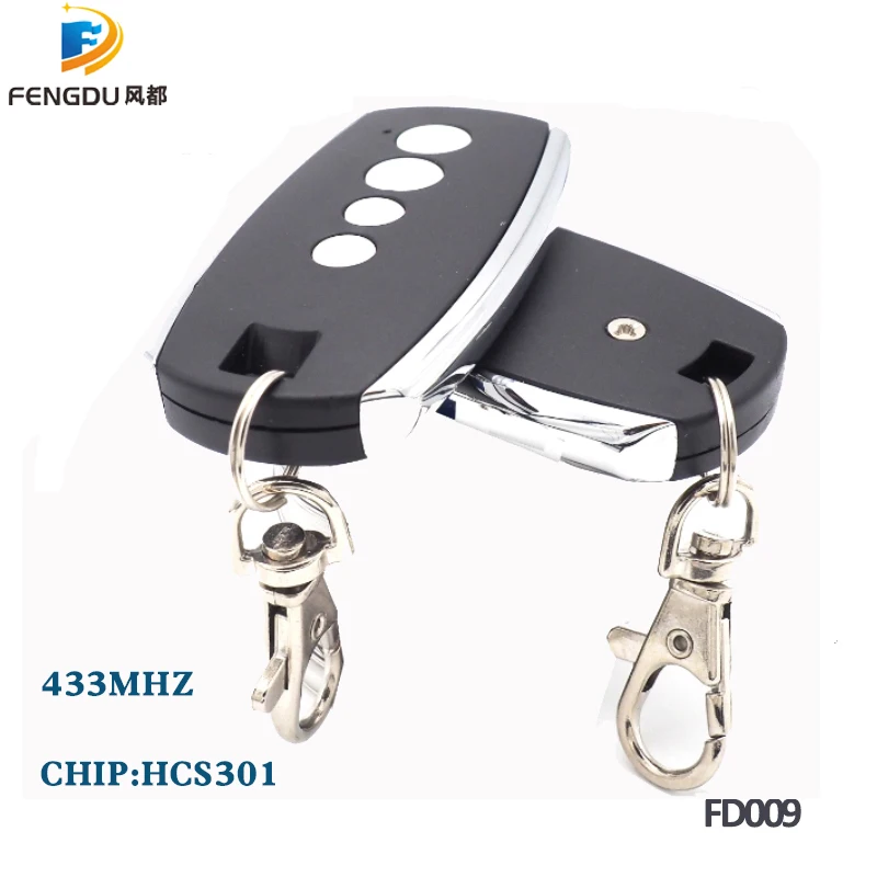 10pcs/lots Remote Control For Gate 433mhz Rolling code Hopping code hcs301 Garage Door Commands