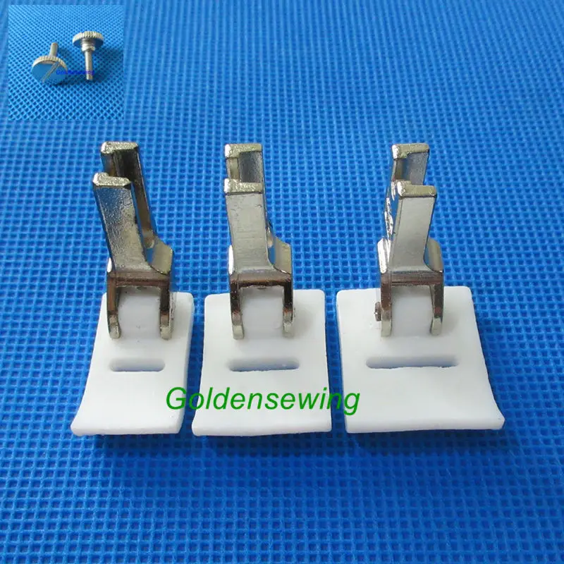 3 PCS High Shank ZigZag Non-stick coating foot for SINGER 20U BROTHER B651 B652 6, 9, 12mm