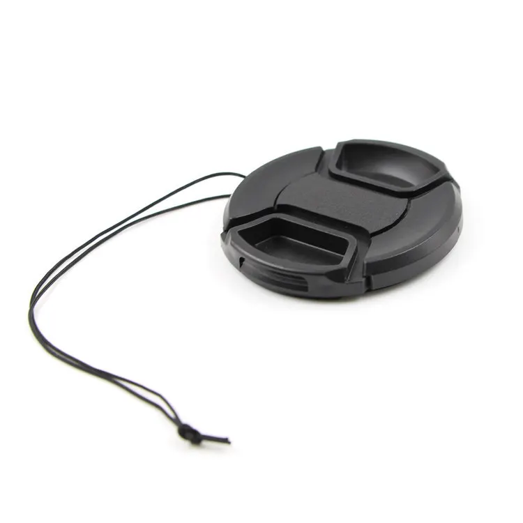 Lens Cap Snap On Cover Center Pinch Lens Protective 40.5 49 52 55 58 62 67 72 77 82mm for Canon Sony Pentax 70D Nikon lens cap