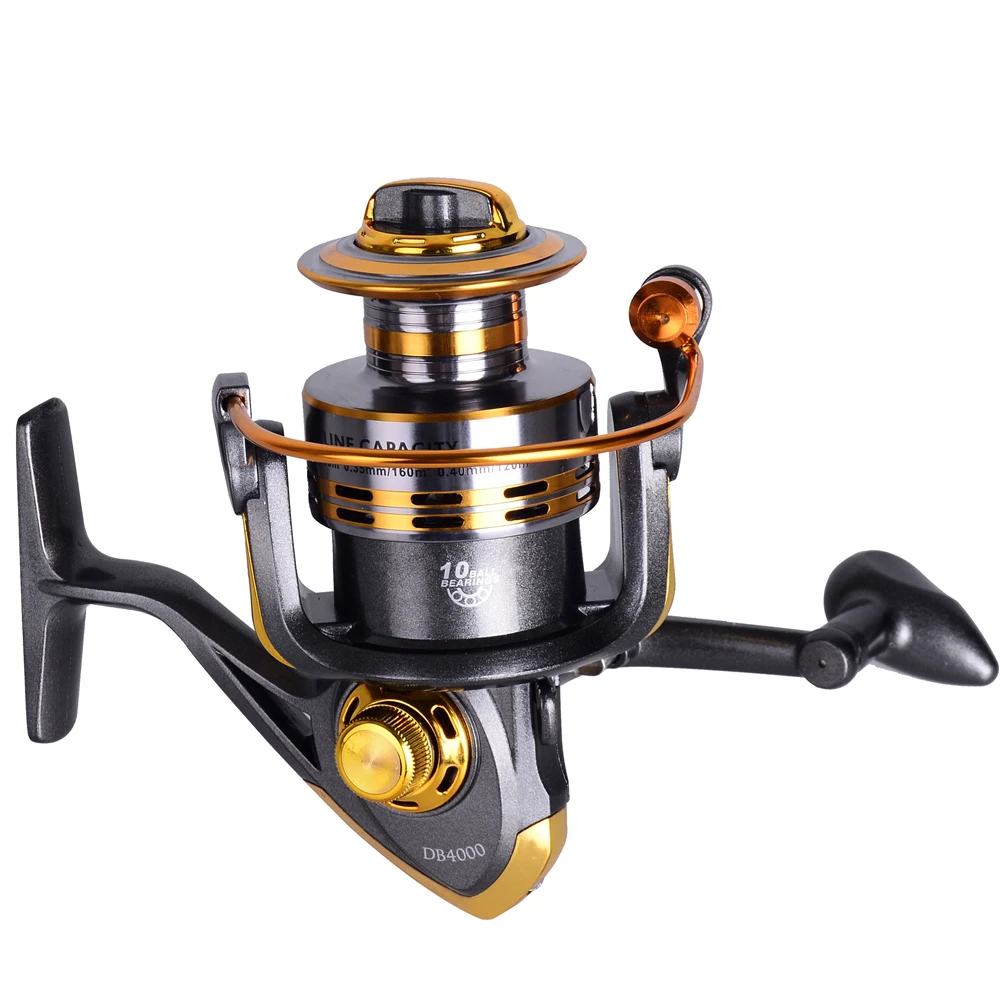 HiUmi New Fishing coil 500-6000 Spinning Fishing Reel Professional Metal Left/Right Han Fishing Reel Wheels