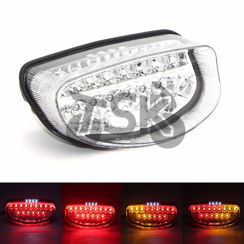 For HONDA CBR1100XX HORNET 250 600  Motorcycle LED Rear Turn Signal Tail Stop Light Lamps Integrated