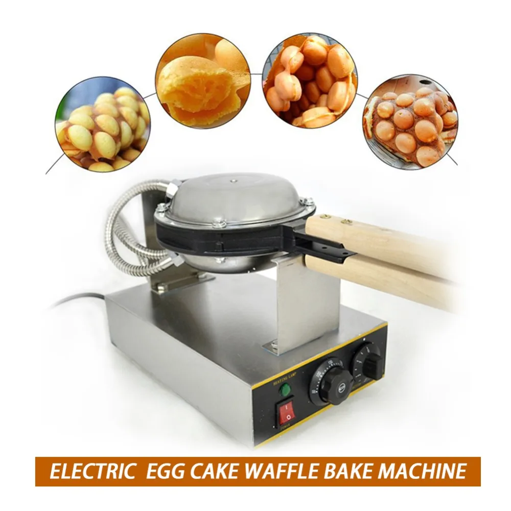 

Nonstick Waffle Maker 220V Egg Shape Bubble Waffle Making Machine