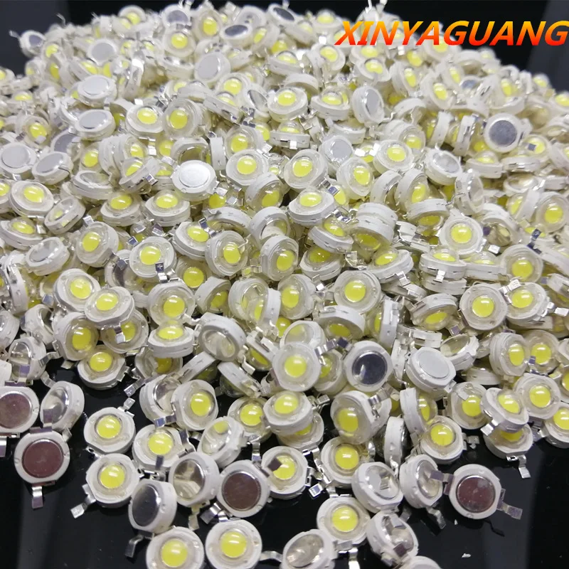 

100Pcs LED COB Lamp Chip 1W 3W 3.2-3.6V Input 110-240LM Mini LED Bulb Diode SMD For DIY LED Floodlight Spotlight Downlight