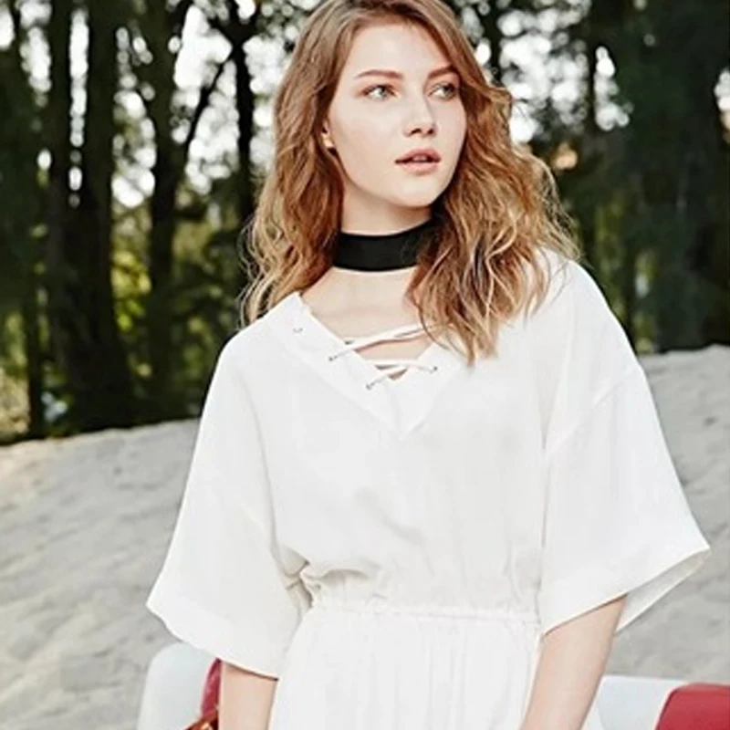 Black White Brown Velvet Chokers Necklace for Women Ketting Lady Statement Necklace Jewelry Female Neck Party Bijoux