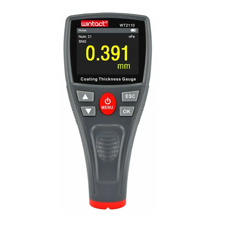 Filme Digital Medidor de Espessura Pintura Medidor de Espessura Galvanizar Ferramentas de Medida Bluetooth fe Nfe Pintura de Revestimento 01500um
