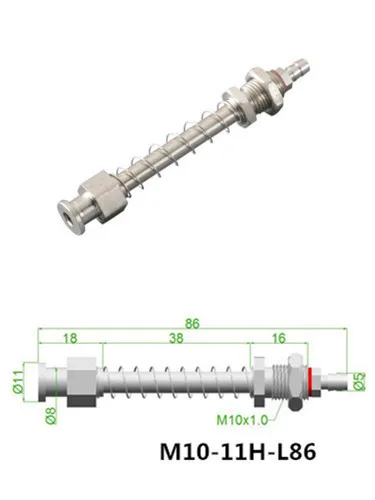 Vacuum Pad Manipulator Perlengkapan Aksesoris Pneumatic Chuck Kursi Belakang Antarmuka Peralatan M10-07H/11 H Chuck Bracket