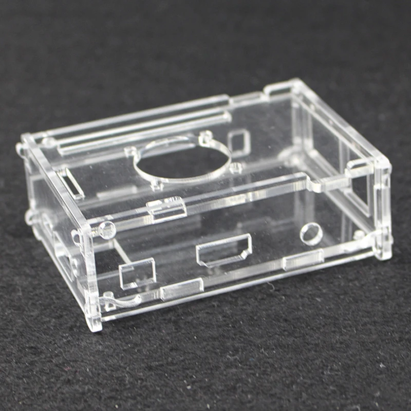 Orange Pi PC Acrylic Case Clear Box Transparent Cover Plastic Shell Protective Enclosure compatible for Orange Pi PC Plus