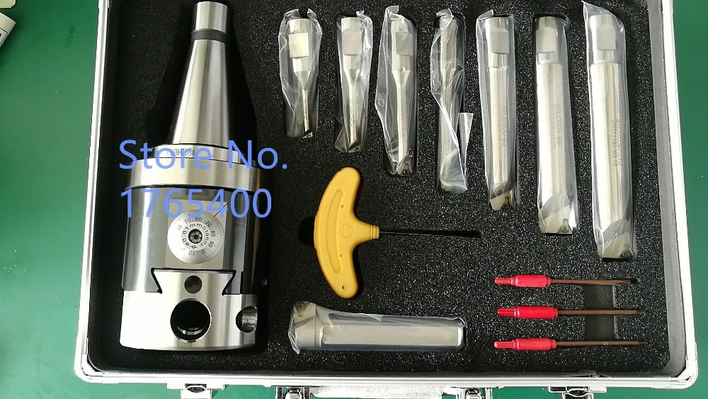Precisão nbh2084 8-280mm chato cabeça sistema + nt40 m16 suporte + 8 pces 20mm chato barra tocou 8-280mm chato conjunto de ferramentas