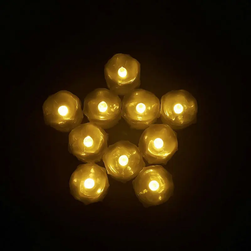 

Flickering Flameless LED Tea Lights dipped Wax Battery Operated Candle lamp drop tear tealight f/Wedding home-Warm white