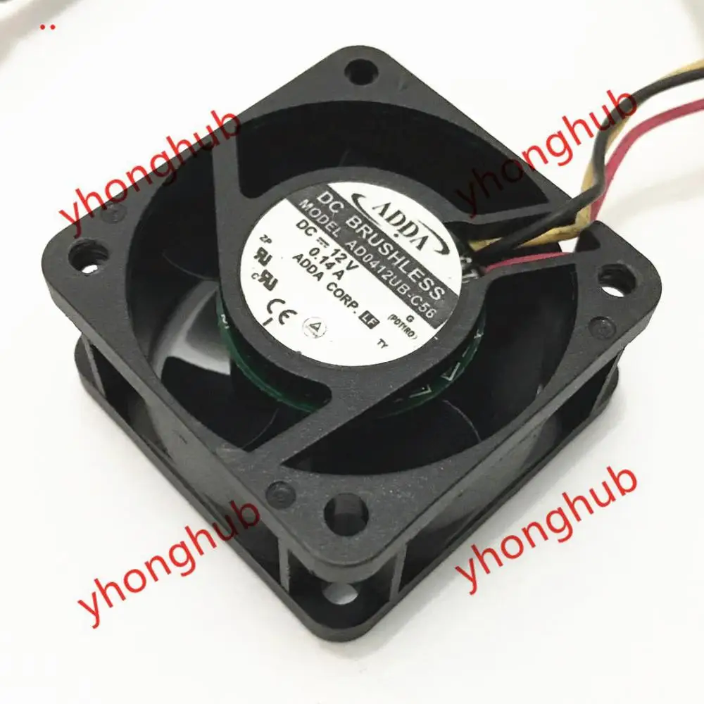 

ADDA AD0412UB-C56 G DC 12V 0.14A 40x40x20mm Server Cooling Fan