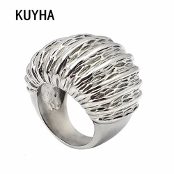 Ladies Vintage Accessories Wide Irregular Ring for Women Unique Personality Female Ring Bijoux Punk Ring Anillo