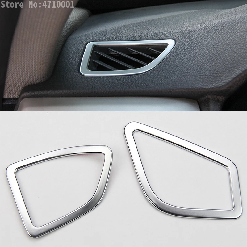 

Car Dashboard Side Air Conditioner Vent Frame Cover Trim ABS Chrome For BMW 3 Series F30 2013-2019 For Left Hand Driver