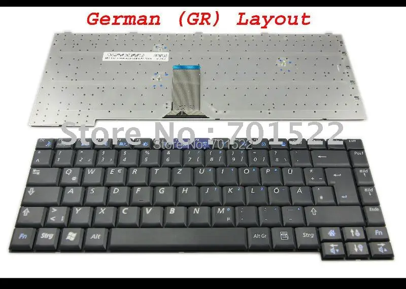 

New Laptop keyboard for Samsung NP- R40 Black German* version - CNBA5902045