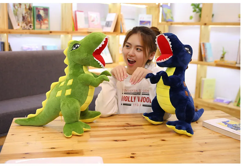 

about 60cm cartoon dinosaur plush toy soft doll throw pillow Christmas gift b2003