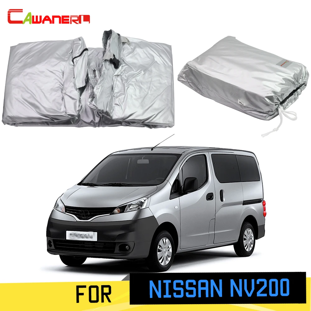 

Cawanerl Full Car Cover MPV Outdoor Sun Rain Snow Scratch Protection Cover For Nissan NV200 2010-2019