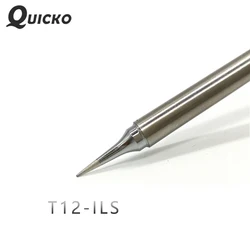 QUICKO T12-ILS T12-IL Series Soldering Iron Tips welding heads for FX9501 FX951 Handle Quicko T12 OLED&LED soldering station