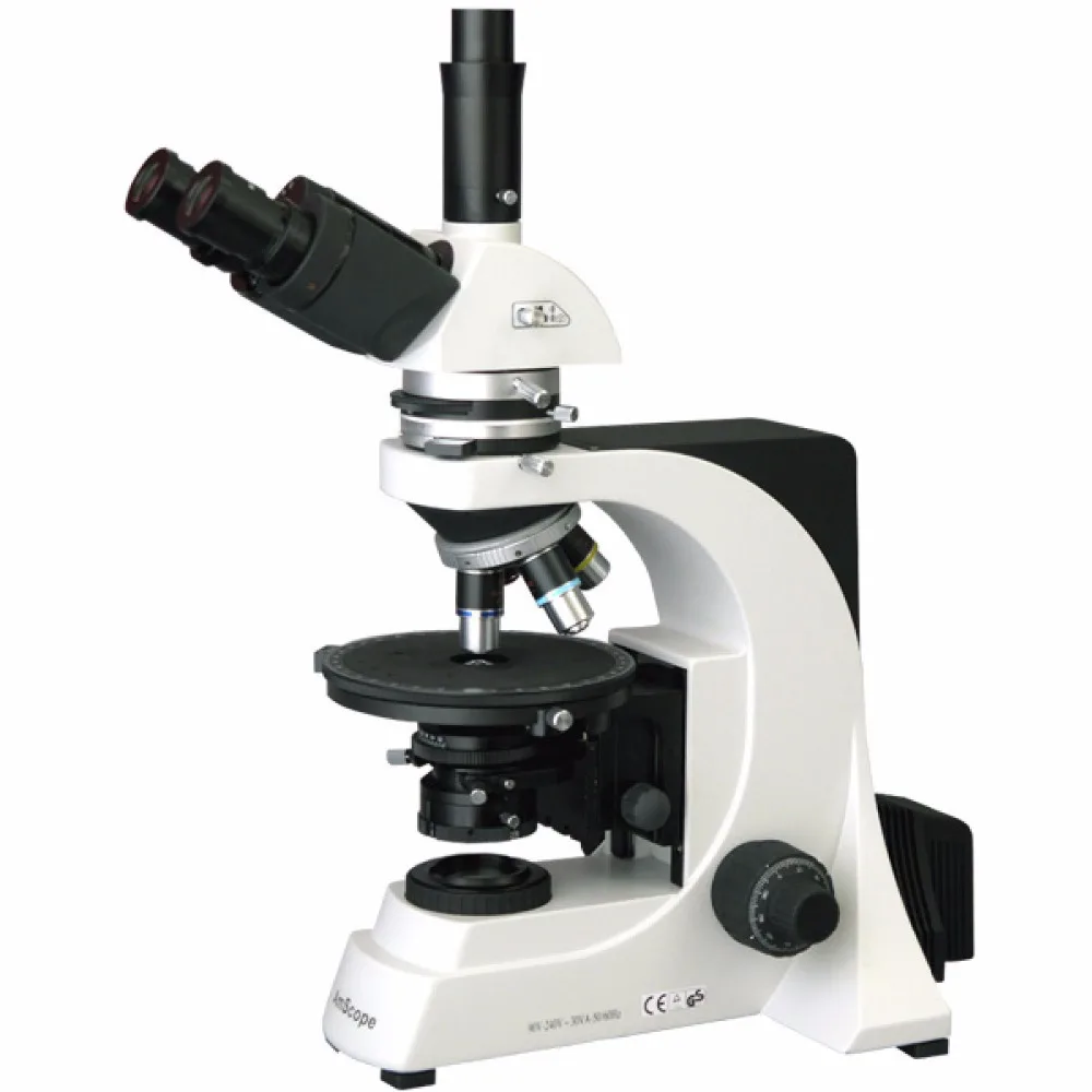 Infinity Polarizing Trinocular Microscope--AmScope Supplies Infinity Polarizing Trinocular Microscope 40X-1200X