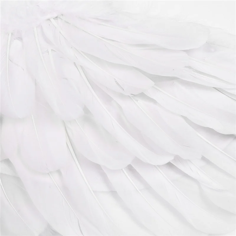 IIXPIN-White Feather Angel Wings for Kids, Cosplay Costume, Dance Party, Masquerade, Carnaval, Feriado, Foto, Fotografia Props, Asa