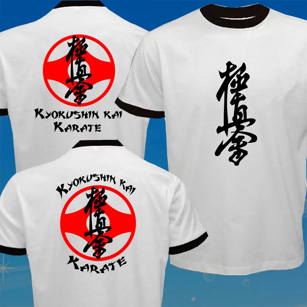 Discount 2019 New Arrival Men'S Short KYOKUSHIN Kaikan Full Contact Karate Oyama Japan Kumite Dojo Shotokan T-Shirt T Shirt