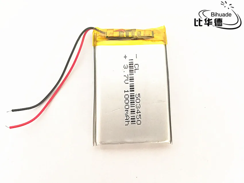 3.7V 1000mAh 503450 Lithium Polymer LiPo Rechargeable Battery li ion cells