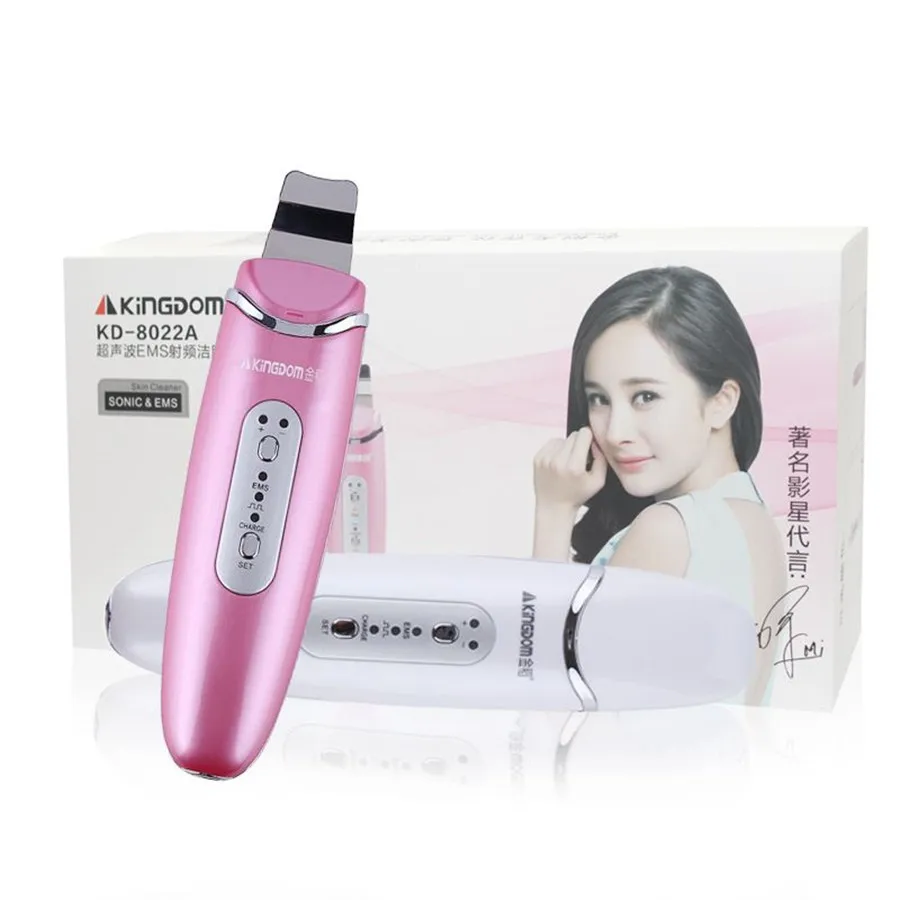 Recharge Ultrasone Gezicht Huid Scrubber Mee-eter Acne Verwijdering Facial Vibration Massager Peeling Schop Peeling Schoon Machine