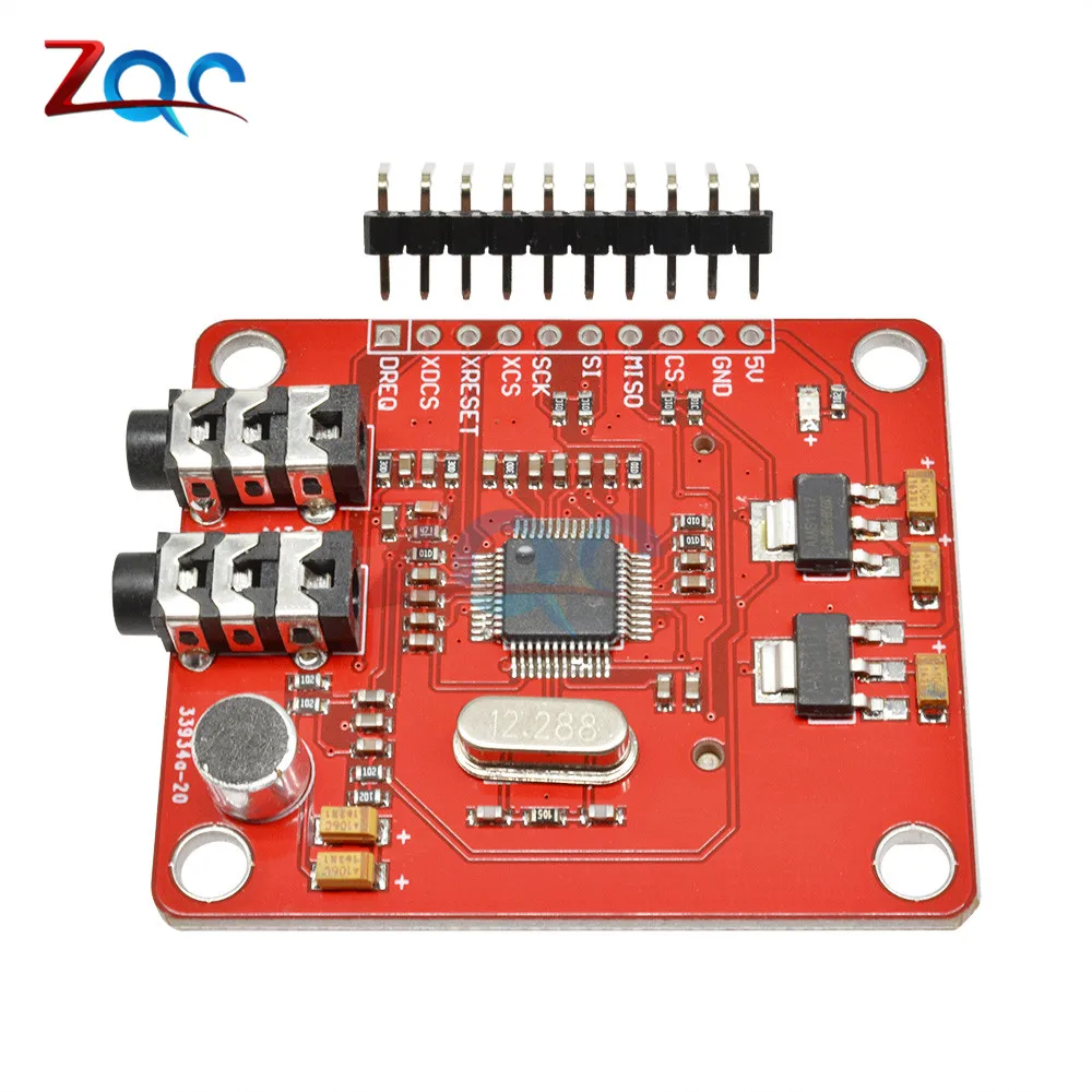 VS1053 VS1053B MP3 Module For Arduino Breakout Board With SD Card Slot VS1053B Ogg Real-time Recording For Arduino