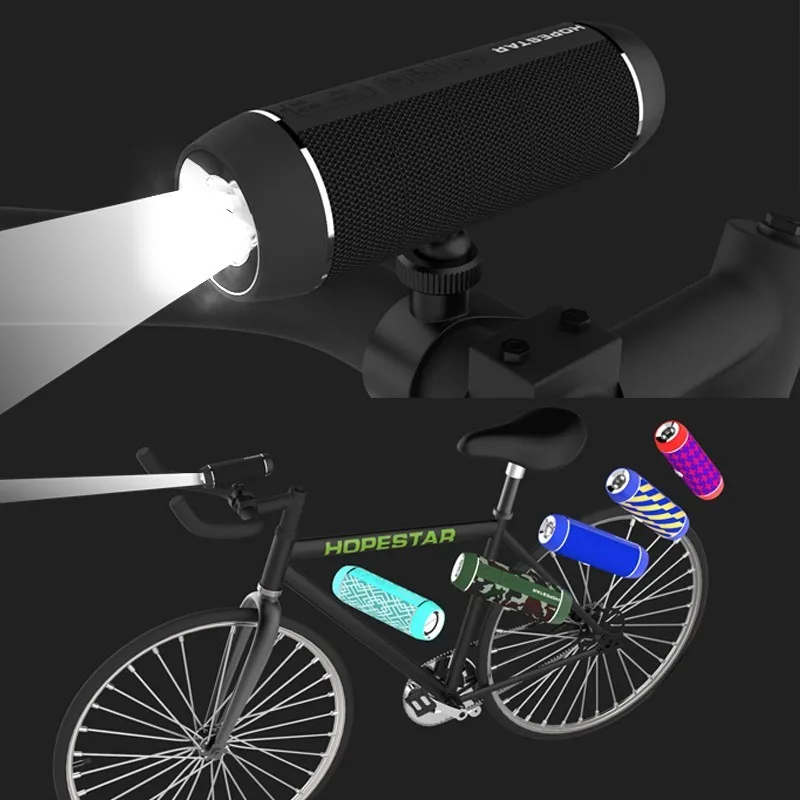 HOPESTAR P11 Altavoz Bluetooth undurchlässig al aire libre altavoces inalmbricos bicicleta porttil Subwoofer Bass Power Bank + LE