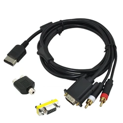 High Definition VGA Cable RCA Sound Adapter HD Box  Cable For Sega Dreamcast Video Games Console PAL NTSC