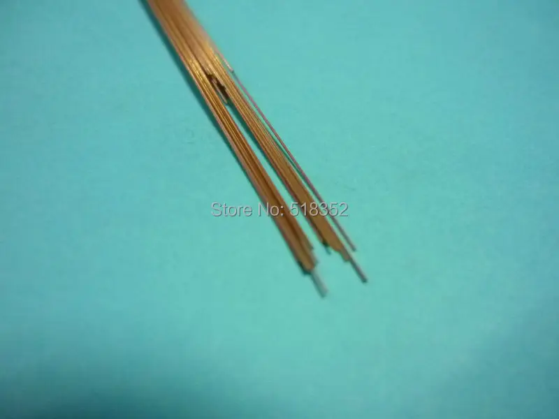 0.25mmx200mm Single Hole Copper Electrode Tube for EDM Drilling Machines